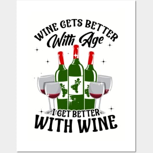 Wine Lover Funny T-shirt Posters and Art